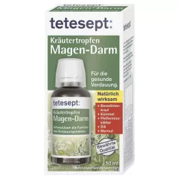 TETESEPT Urtedråper gastrointestinal, 50 ml