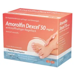 Amorolfin Dexcel® 50 mg/ml aktiv neglelakk, 3 ml