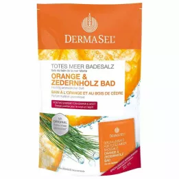 DERMASEL Dødehavsbadsalt appelsin &amp; Cedarwood, 1 P