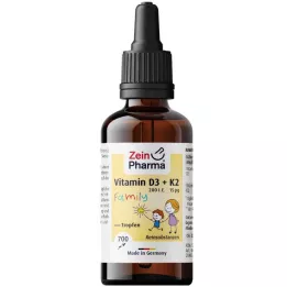 VITAMIN D3+K2 MK-7 all trans Family orale dråper, 20 ml