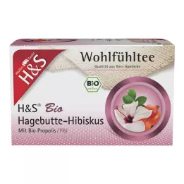 H&S Økologiske nype-hibiskusfilterposer, 20X3,0 g