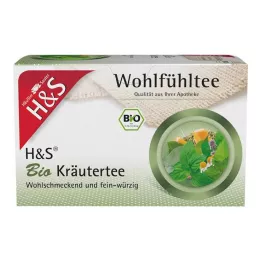 H&amp;S Økologisk urtete-filterposer, 20X1,5 g