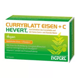 CURRYBLATT EISEN+C Hevert kapsler, 60 stk