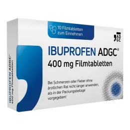 IBUPROFEN ADGC® 400 mg filmdrasjerte tabletter, 10 stk