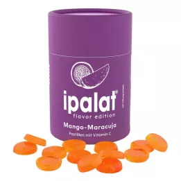 IPALAT Pastilles smaksutgave mango-pasjonsfrukt, 40 stykker
