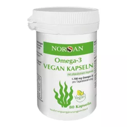 NORSAN Omega-3 veganske kapsler, 80 stk