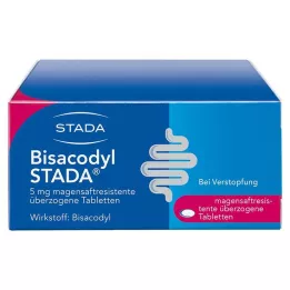 BISACODYL STADA 5 mg gastroresistente overtrukket tabletter, 100 stk