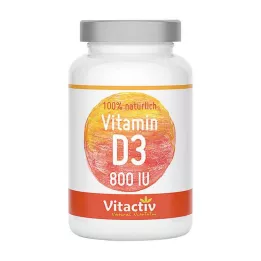 VITAMIN D3 TABLETTER, 100 stk