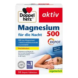 Doppelherz Magnesium 500 til natttablettene, 30 stk