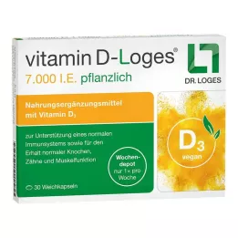 VITAMIN D-LOGES 7000 IE ukentlig urtedepot, 30 stk