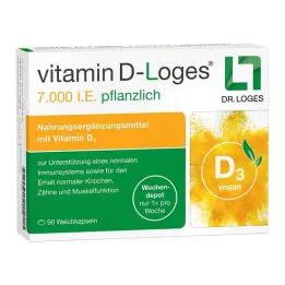 VITAMIN D-LOGES 7000 IE ukentlig urtedepot, 90 stk