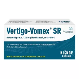 VERTIGO-VOMEX SR Kapsler med vedvarende frigjøring, 30 stk
