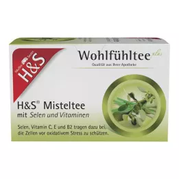 H&amp;S Mistelte med filterposer med selen og vitaminer, 20X2 g
