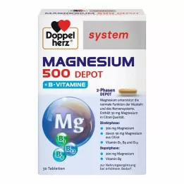 DOPPELHERZ Magnesium 500 Depot system tabletter, 30 stk