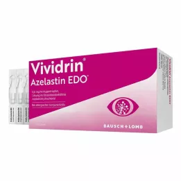 VIVIDRIN Azelastin EDO 0,5 mg/ml øyedråper oppløsning i EDP, 20X0,6 ml
