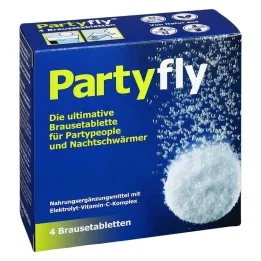 Partyfly brusetabletter, 4 stk