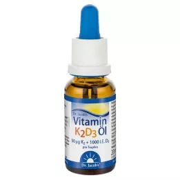 VITAMIN K2D3 Olje Dr.Jacobs, 20 ml