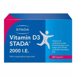 VITAMIN D3 STADA 2000 I.E. kapsler, 60 stk