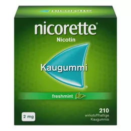 NICORETTE 2 mg freshmint tyggegummi, 210 stk