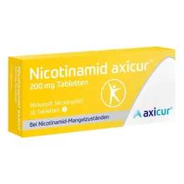 Nikotinamid axicur® 200 mg tabletter, 10 stk