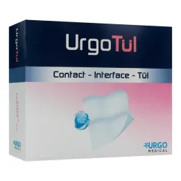 Urgotül 10x10 cm sårbind, 10 stk