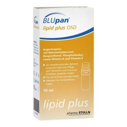 Blupan lipid pluss Osd øyedråper, 1X10 ml
