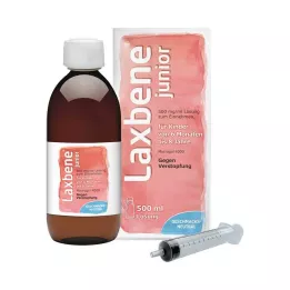 LAXBENE junior 500 mg/ml mikstur, barn 6 måneder-8 år, 500 ml