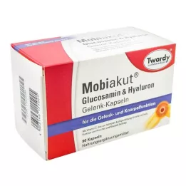 MOBIAKUT Glukosamin & Hyaluron leddkapsler, 90 stk