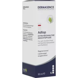 DERMASENCE Adtop ekstra rik ansiktspleiekrem, 50 ml