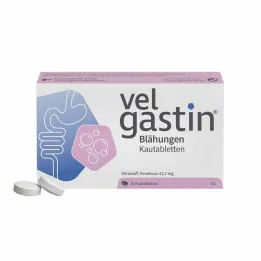 Velgastin flatulens tyggetabletter, 20 stk