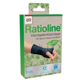 Ratioline håndleddsbandasje str L, 1 stk