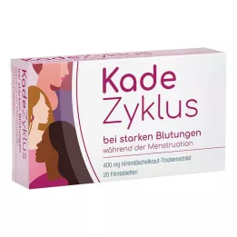 KADEZYKLUS for kraftige blødninger under menstruasjon 400mg FTA, 20 stk