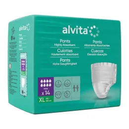 Alvita Inkontinensbukse maxi xl, 14 stk