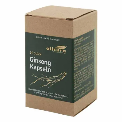 Ginseng 500 kapsler, 50 stk Ginseng 500 kapsler, 50 stk