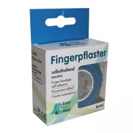 UM EASYPLAST Fingerlapp selvklebende 2,5 cm x 5 m blå, 1 stk