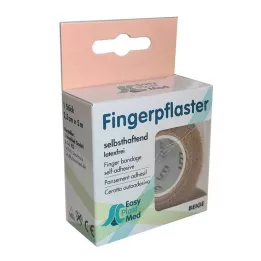 UM EASYPLAST Fingergips selvklebende 2,5 cm x 5 m beige, 1 stk