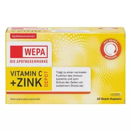 WEPA Vitamin C+Sink kapsler, 60 stk