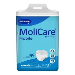 Molicare Premium Mobile 6 dråper str L, 14 stk