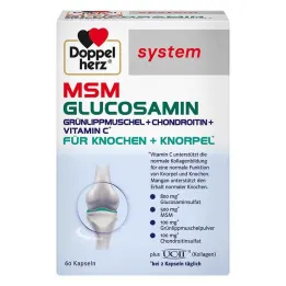 Doppelherz MSM Glucosamine system kapsler, 60 stk