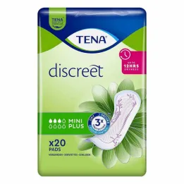 TENA® diskrete Mini Plus-puter for inkontinens, 20 stk
