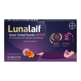 Lunalaif Good Sleep Combi Depot Tabletter, 15 stk