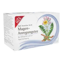 H&amp;S® magestimulerende tefilterpose, 20X2,0 g
