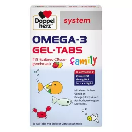 DOPPELHERZ Omega-3 Gel-Tabs familie Erdb.Cit.system, 60 stk
