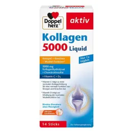 Doppelherz Collagen 5000 Liquid Sticks, 14X10 ml