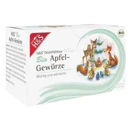 H&amp;S vinterte økologisk eplekrydderfilterpose (20x2,0 g)