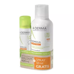 A-DERMA Promo-Kit EXOMEGA CONTROL Balsam+Spray, 1 stk