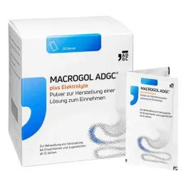 Macrogol ADGC® pluss elektrolyttpulver for H.e.L. å ta, 50 stk