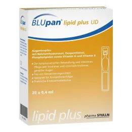 Blupan lipid pluss UD øyedråper, 20X0,4 ml