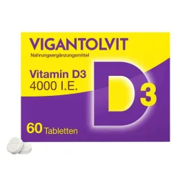 Vigantolvit 4000 IE vitamin D3 tabletter, 60 stk