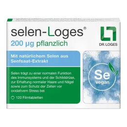 Selen-Loges 200 µg vegetabilske filmdrasjerte tabletter, 120 stk